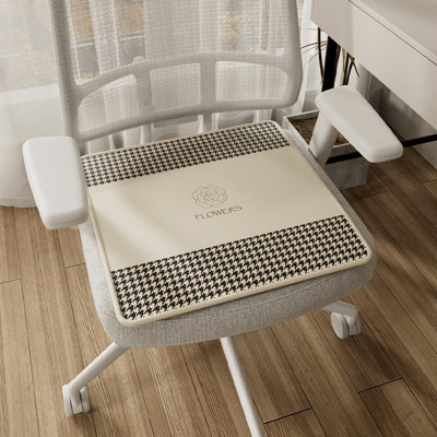 Coussin de chaise en soie Summer Ice