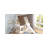 Wood Twin Size House Bunk Bed With Roof, Ladder And Slide, White+Brown