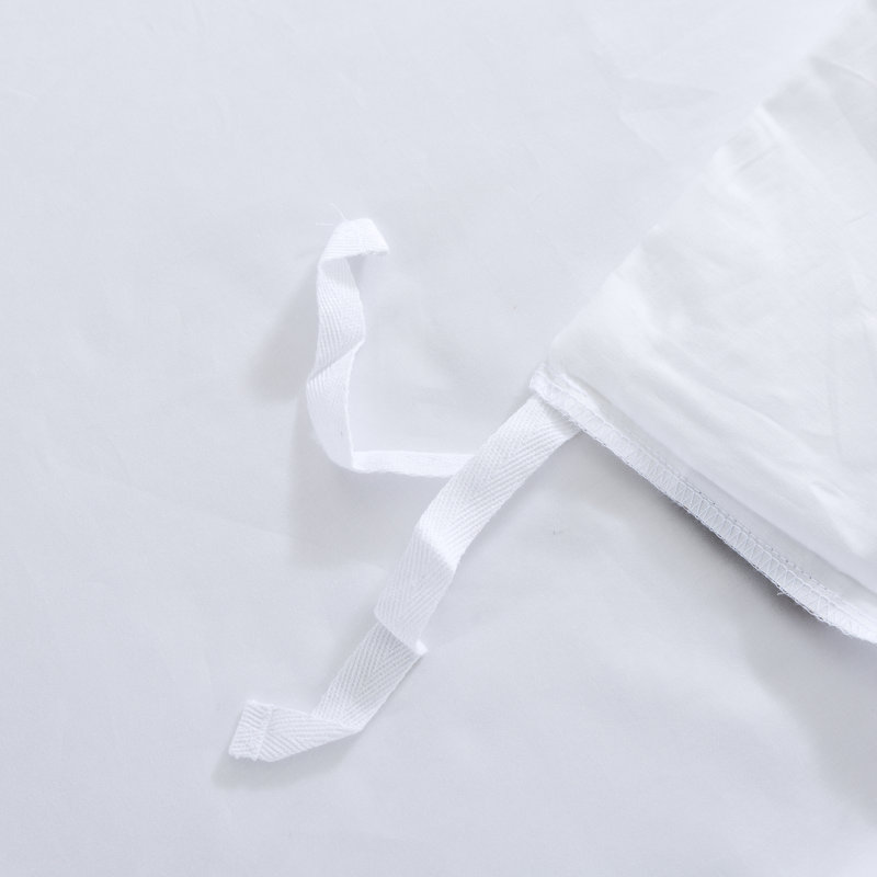 Ensemble de housse de couette 400T, Housse de couette pour très grand lit et 2 très, Blanc