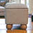 Rexine Upholstered Ottoman