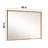 Ascuaga Glass Rectangle Wall Mirror-293670678