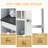 Space-Efficient Over-Toilet Storage Cabinet
