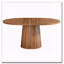 Table de conférence ovale en bois