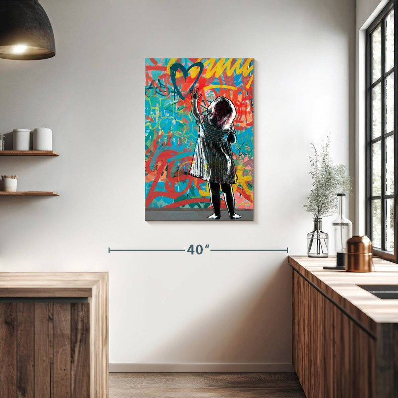 Portrait d'un enfant urbain Leisha, H 36 po x l 24 po
