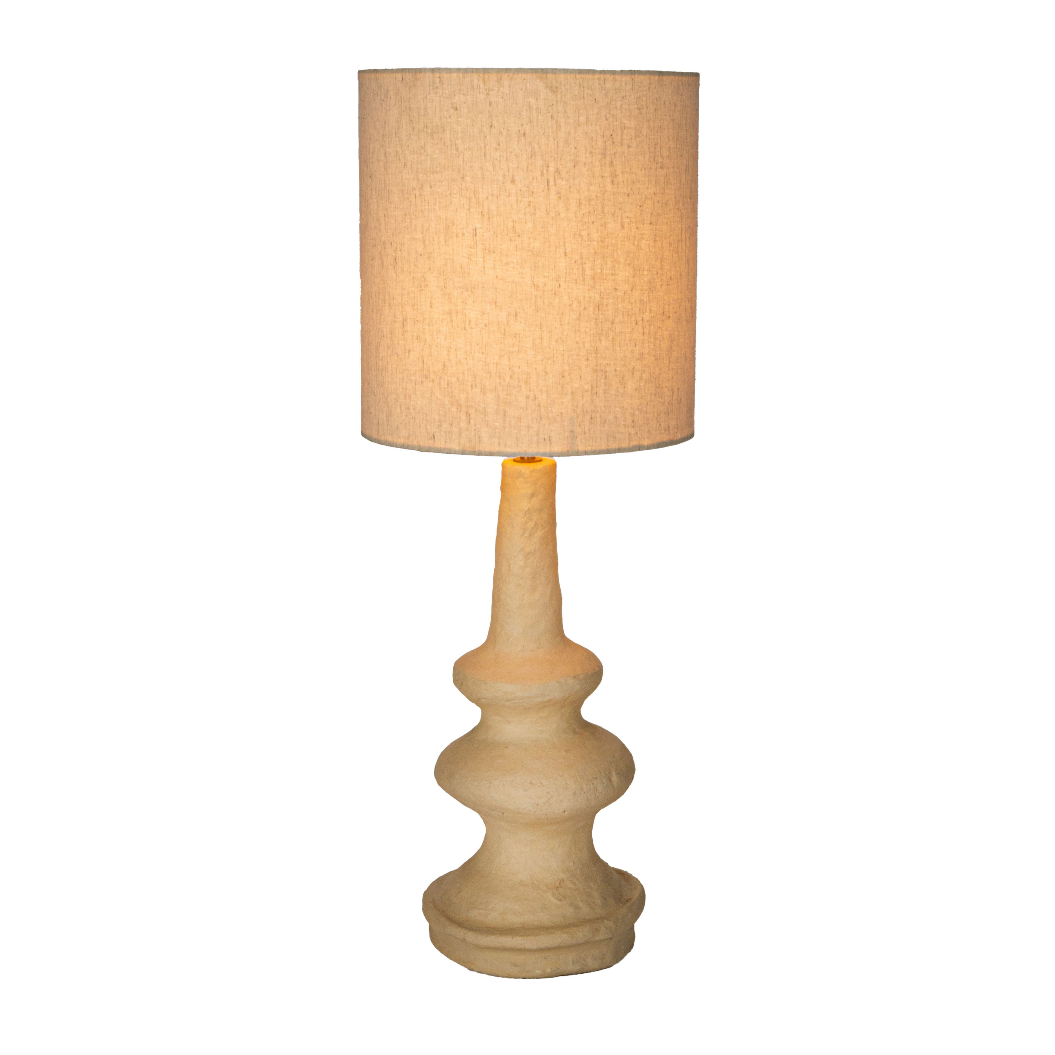 Ivy Bronx Kryztal Paper Mache Table Lamp Wayfair