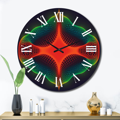 Horloge murale en métal