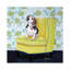 Beagle On Yellow by Carol Dillon - Wrapped Canvas Print-170467306