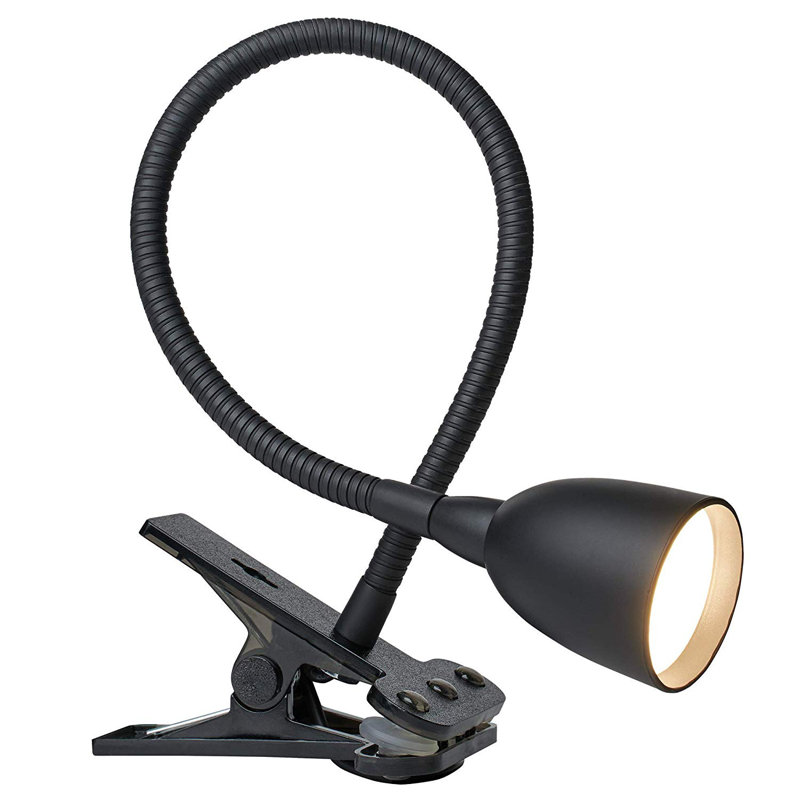 Liberty Hill Adjustable Clip On Lamp, Black