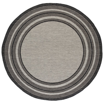 Tapis gris clair / noir Hance