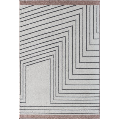 Tapis contemporain Milani Howlite