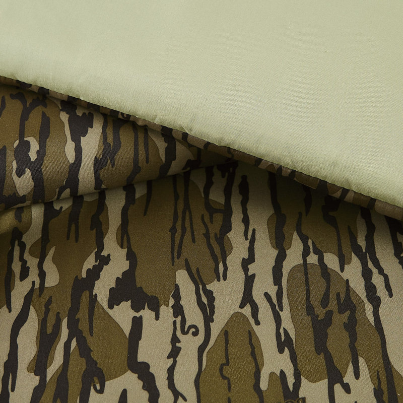 Lit en microfibre Mossy Oak, Édredon simple + 4 pièces supplémentaires