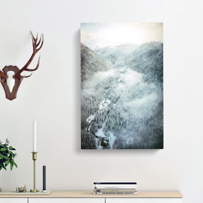 Forest In Winter - Wrapped Canvas