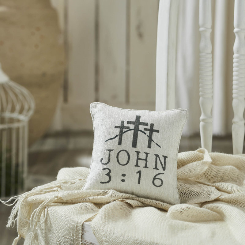 Coussin Celebrate Grace John 3: 16