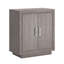 Armoire de rangement empilable gris moyen facile à assembler, élégante et adaptée à la décoration de bureau