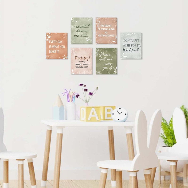 6 Piece Wrapped Canvas Print