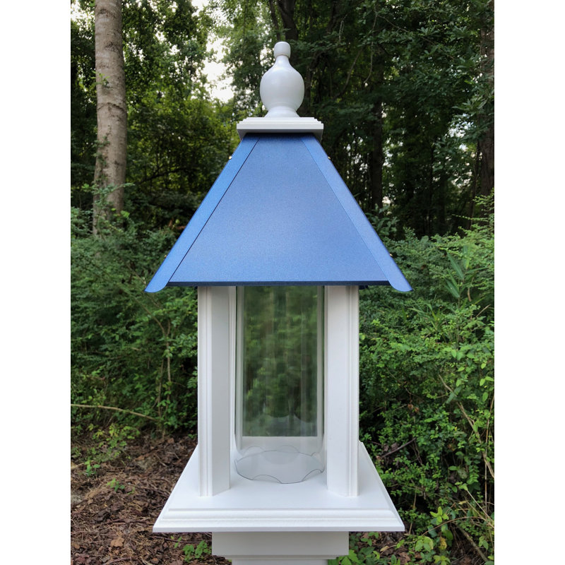 Mangeoire à oiseaux Krawczyk Tube, Bleu de cobalt
