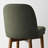 Linen Upholstered Dining Chairs with Solid Wood Legs-1674250146