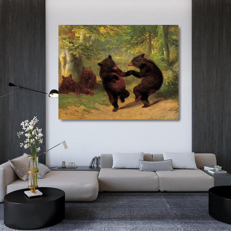 Art graphique sur toile tendue Alcott Hill® Beard, William H., H 36 po x l 45 po