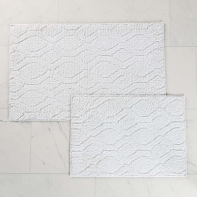 Ensemble de tapis pour salle de bain Diamond Lattice