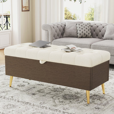 Repose-pieds moderne avec rangement et repose-pieds