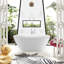 Baignoire de trempage autoportante en acrylique L 59 po x l 28 po-69475297