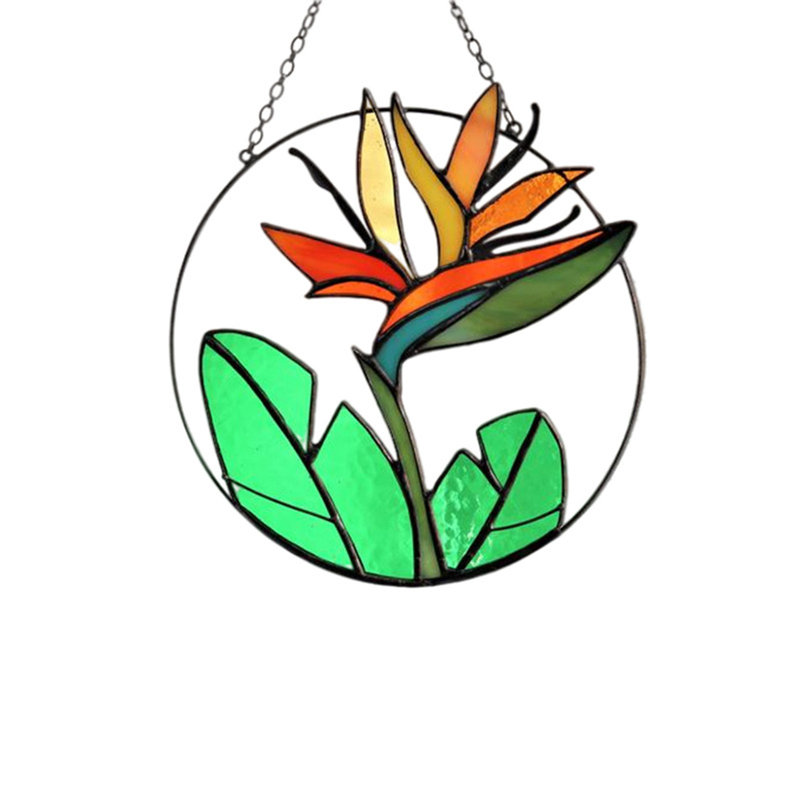 Plants & Flowers Window Panel