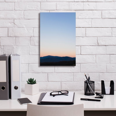  'The Ridge At Blue Hour' by Life BeautifuLEE Canvas Wall Art, 12" x 18"