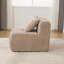 Chaise d'appoint avec repose-pieds, assise profonde et douce pour les espaces de vie modernes-120008641