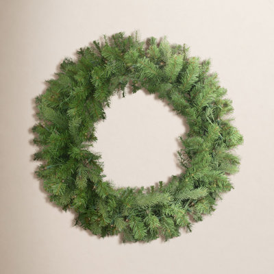 Pre-Lit Sierra Noble Fir Artificial Christmas Wreath 30-Inch Clear Lights