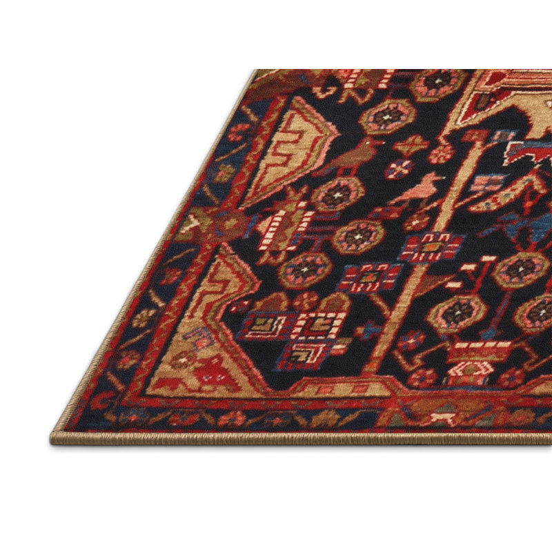 Tapis rouge à motif sud-ouest, Rectangle 5 pi x 8 pi