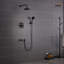 Système de douche à pluie à fixation murale 3 fonctions Retro-64790818
