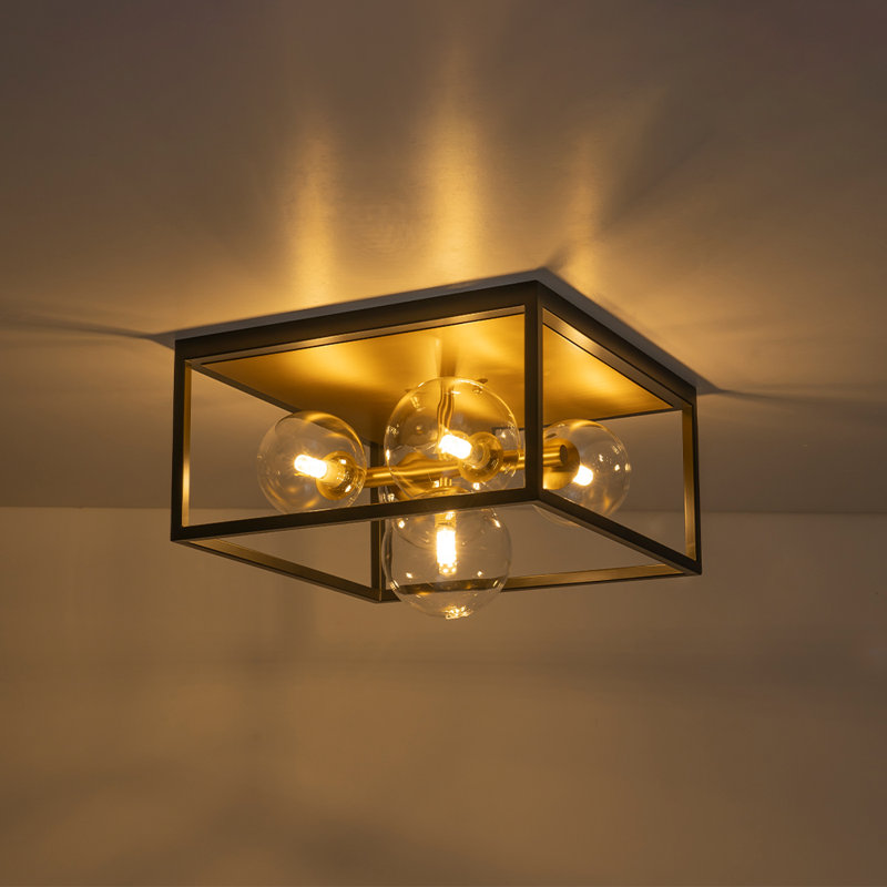 Lavard 5-Light Glass Globe Flush Mount
