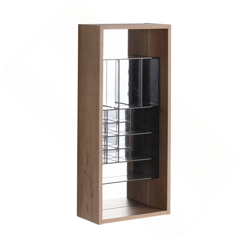 12-Inch Wall Mounted Bathroom Storage Cabinet With Storage Compartment(Without Door & Mirror)