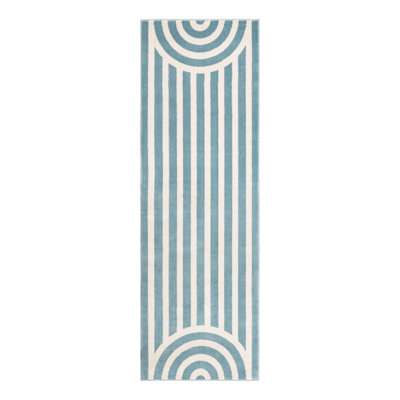Unique Loom Lines Whimsy Kids Rug