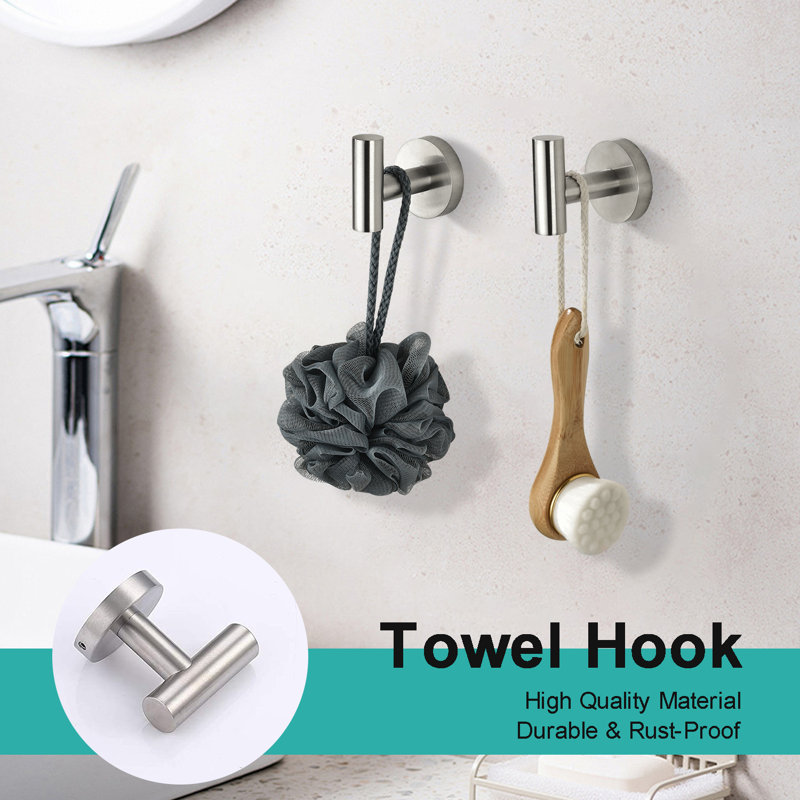 5 - Piece Bathroom Hardware Set, Brushed Nickel
