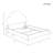 Marion Bed In Ditsy Dahlia Burgundy-124919890-124919889