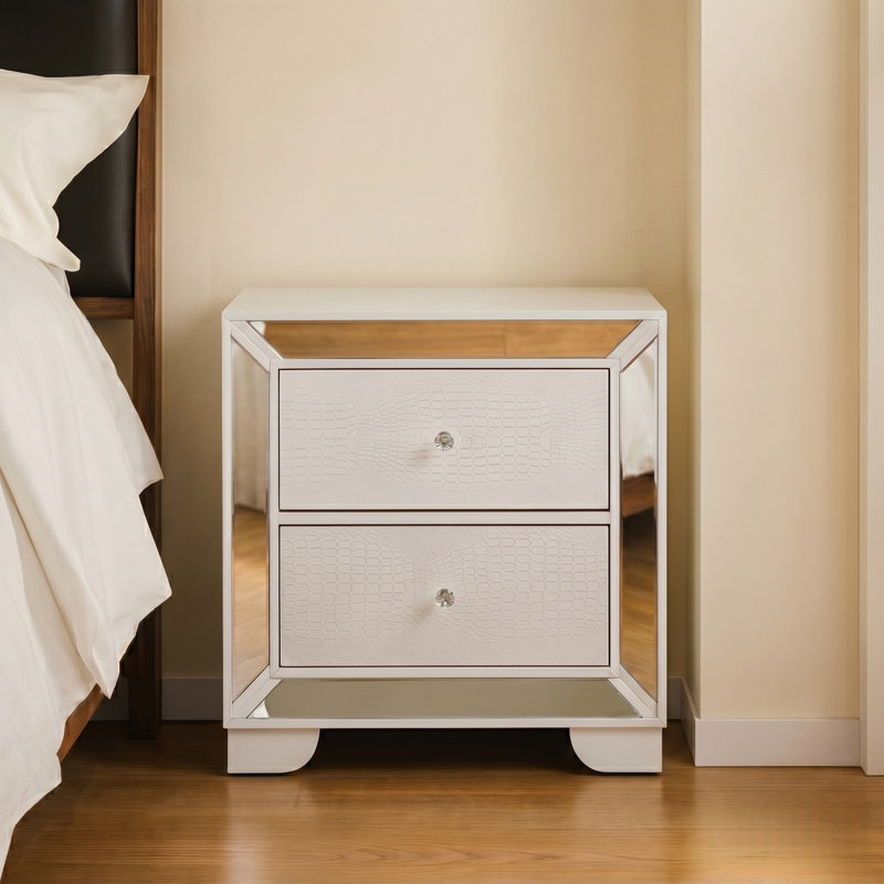 Ensemble de 2 tables de chevet Claudia