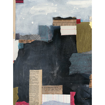 Bloc abstrait II V2 - peinture sur toile tendue