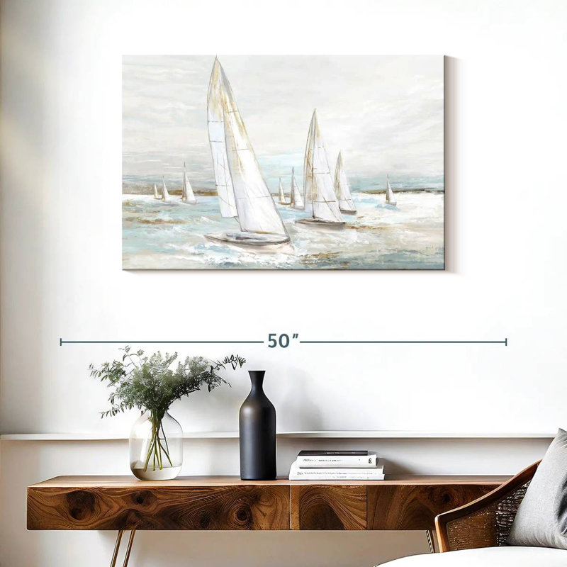 Mehar Windswept Sails I, 24" H x 36" W
