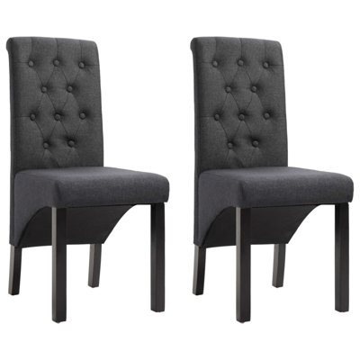 Dining Chairs Side Chair with Solid Wood Legs for Home Kitchen Fabric by Ebern Designs