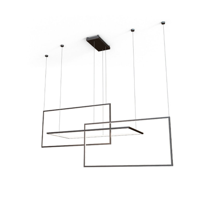 Eire - Linear Pendant - Dark Matt, Dark Matt