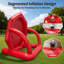 Jeu de fléchettes de jeu gonflable GR8FUN avec pompe à air, jeu de cible 2-en-1 Kick & Throw 7 pi, jeu de carnaval en PVC imperméable pour les fêtes, la cour et la pelouse extérieure