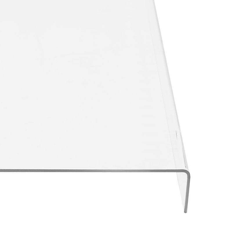Auvent de fenêtre incliné en transparent, H 0,13 po x l 78,7 po x P 15,7 po