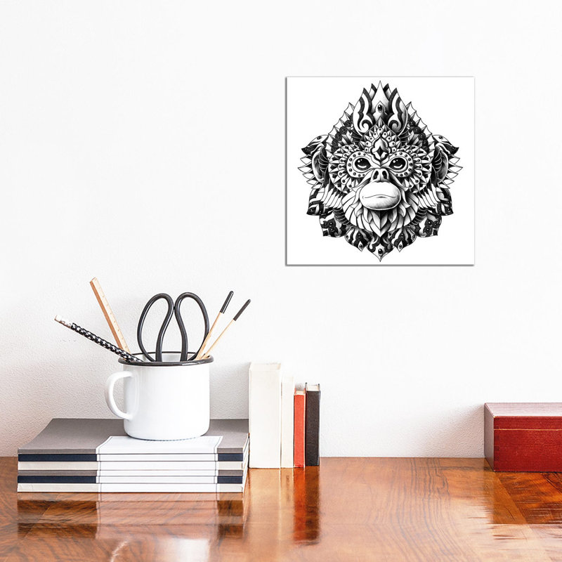 Snub-Nosed Monkey by Bioworkz - Wrapped Canvas Print, 30.48cm H x 30.48cm W