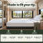 Matelas en mousse à mémoire de forme mi-ferme de 10 po avec housse de refroidissement et régulation de température Epernay RV Bunk (75 po x 30 po)-1051601928-1071797735