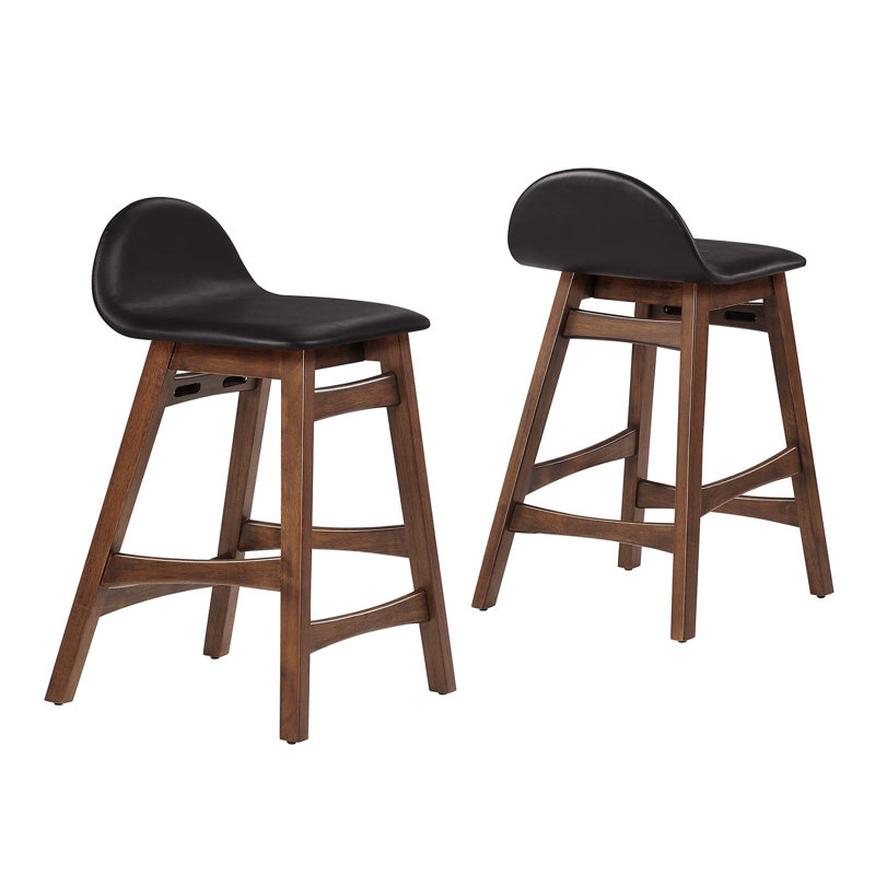 Tabouret Modway Juno, Brun, Tabouret de comptoir (siège d’une hauteur de 24