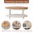 39" Retro Oval Coffee Table