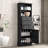 Tall Storage Cabinet With 3 Drawers And Adjustable Shelves For Bathroom, Study, Office And Interior-550699681
