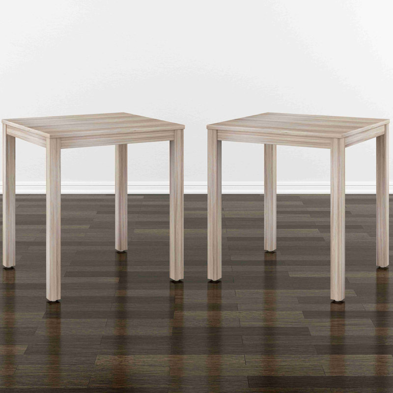 Ensemble de 2 tables de bout