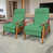 Dusky Sage Emerald Cotton Blend est en rupture de stock